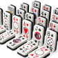 Cardian Poker Dominoes, Playing Cards: Standard 52+2 Jokers, US Made(Black)