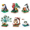 Apostrophe Games Majestic Birds Model Building Block Kit - 900 Pieces - Six Unique Bird Models for Kids and Adults