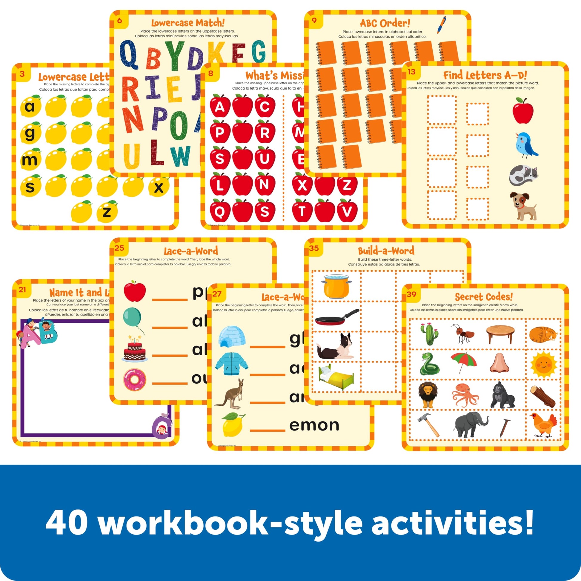 Learning Resources Skill Builders Letter Learning Kit