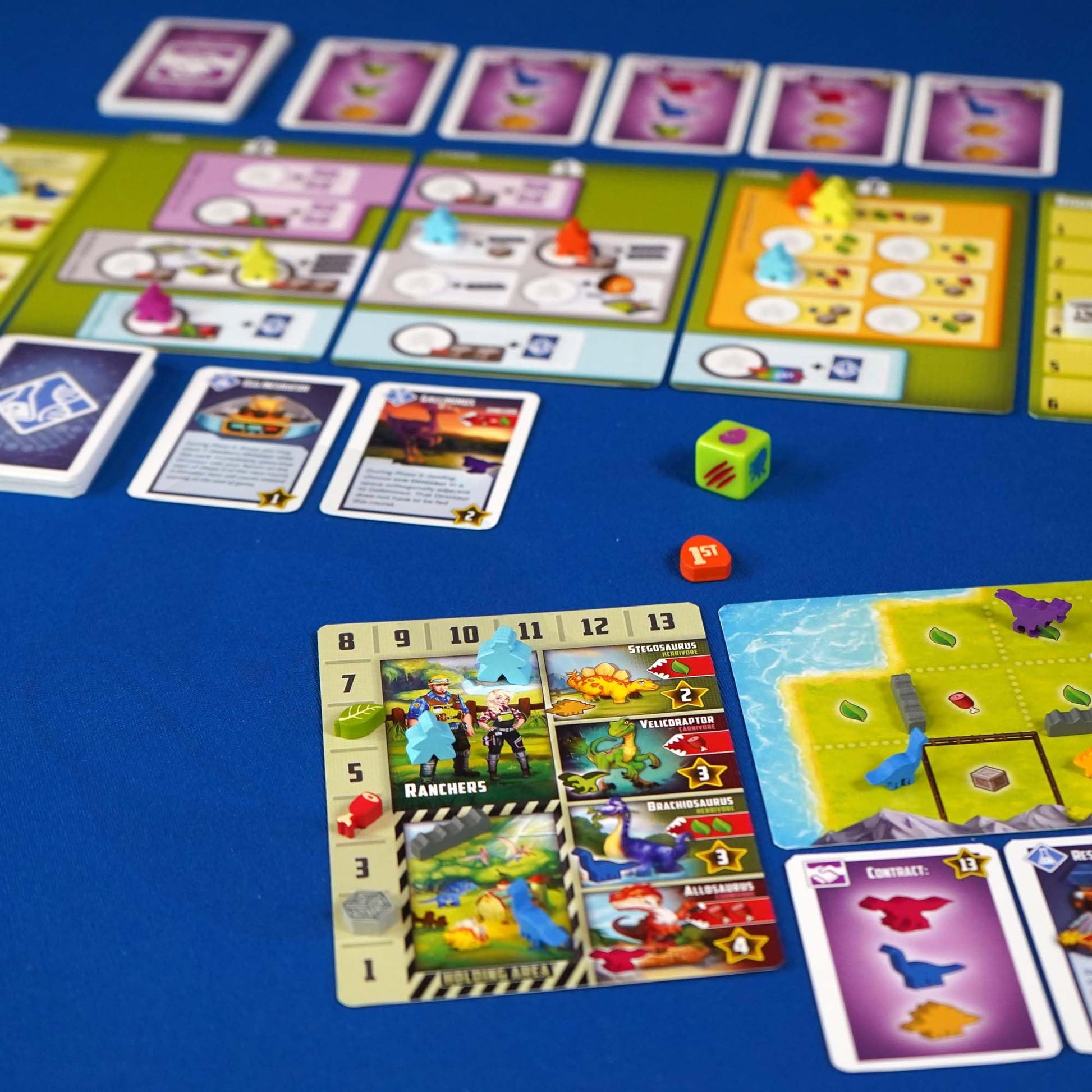 Tiny Epic Dinosaurs Deluxe | Strategic Worker Placement Game, Includes Laboratory Mini Expansion | 1-4 Players, Ages 14+ | Dino Ranching & Resource