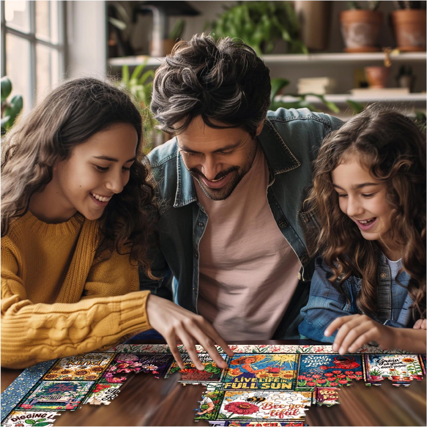 White Mountain 1000 Piece Jigsaw Puzzle, Wisdom from The Garden
