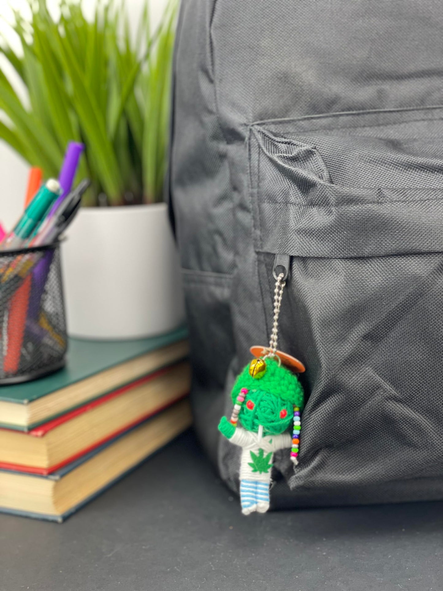 Watchover Voodoo 3-Inch Weed Dude Keychain - Handcrafted Gift to Bring Good Luck and Positivity Everywhere You Go