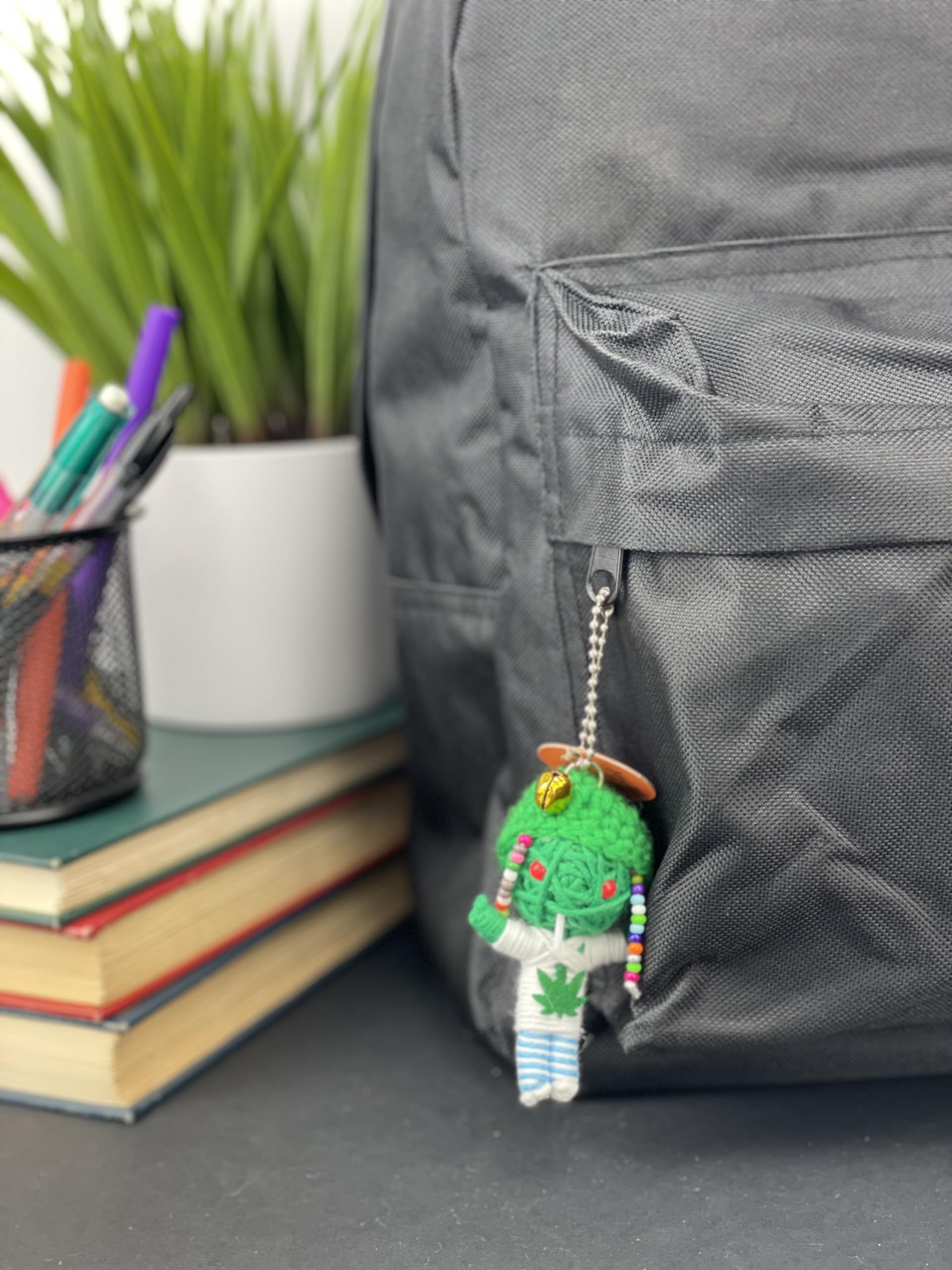 Watchover Voodoo 3-Inch Weed Dude Keychain - Handcrafted Gift to Bring Good Luck and Positivity Everywhere You Go