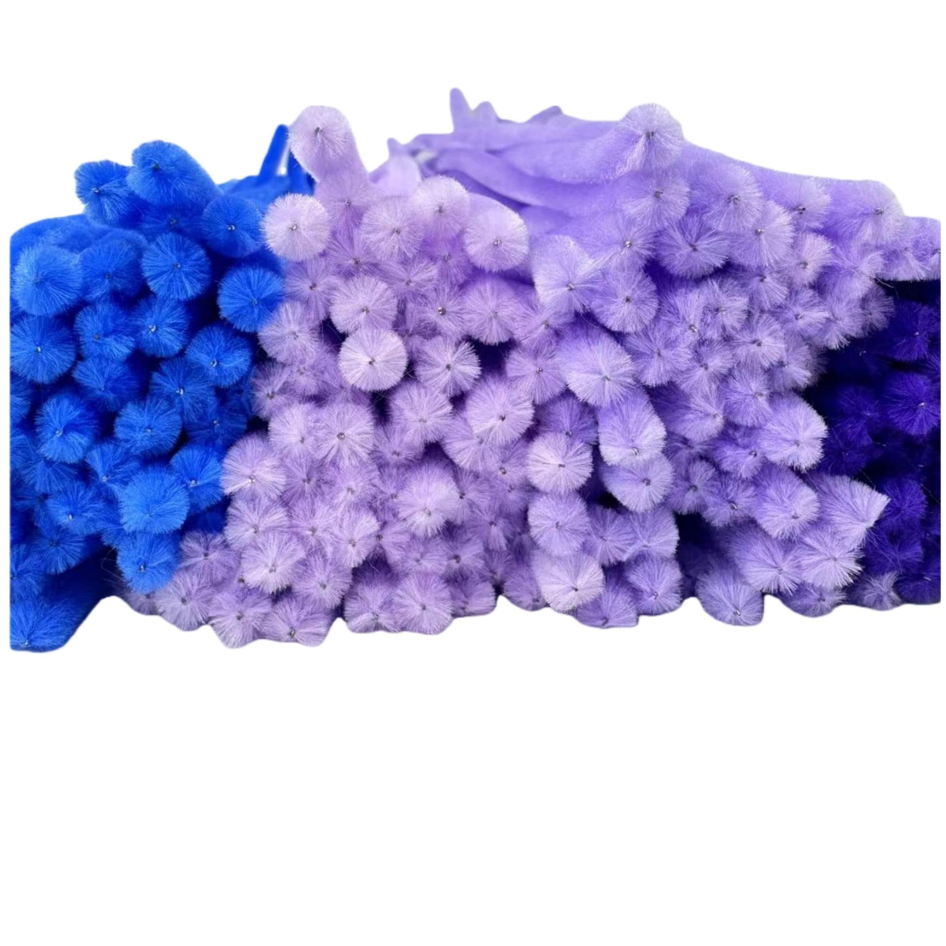 SYMHHA 300Pcs Pipe Cleaners Craft Kit for Flower Bouquets, 6Colors Thick Chenille Stems with Floral Accessories,DIY Art Creative School Crafts