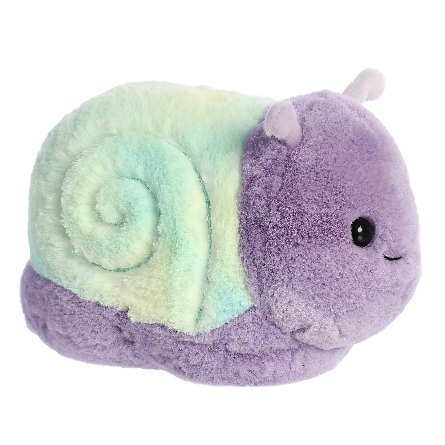 Aurora® Adorable Spudsters™ Emily Snail™ Stuffed Animal - Comforting Cuddles - Playful Companions - Purple 10 Inches