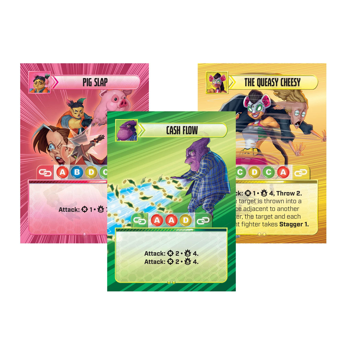 Super Punch Fighter Board Game - Zany Arena Combat Arcade Game! Fighting Strategy Game for Kids Kids & Adults, Ages 14+, 1-6 Players, 45 Minute