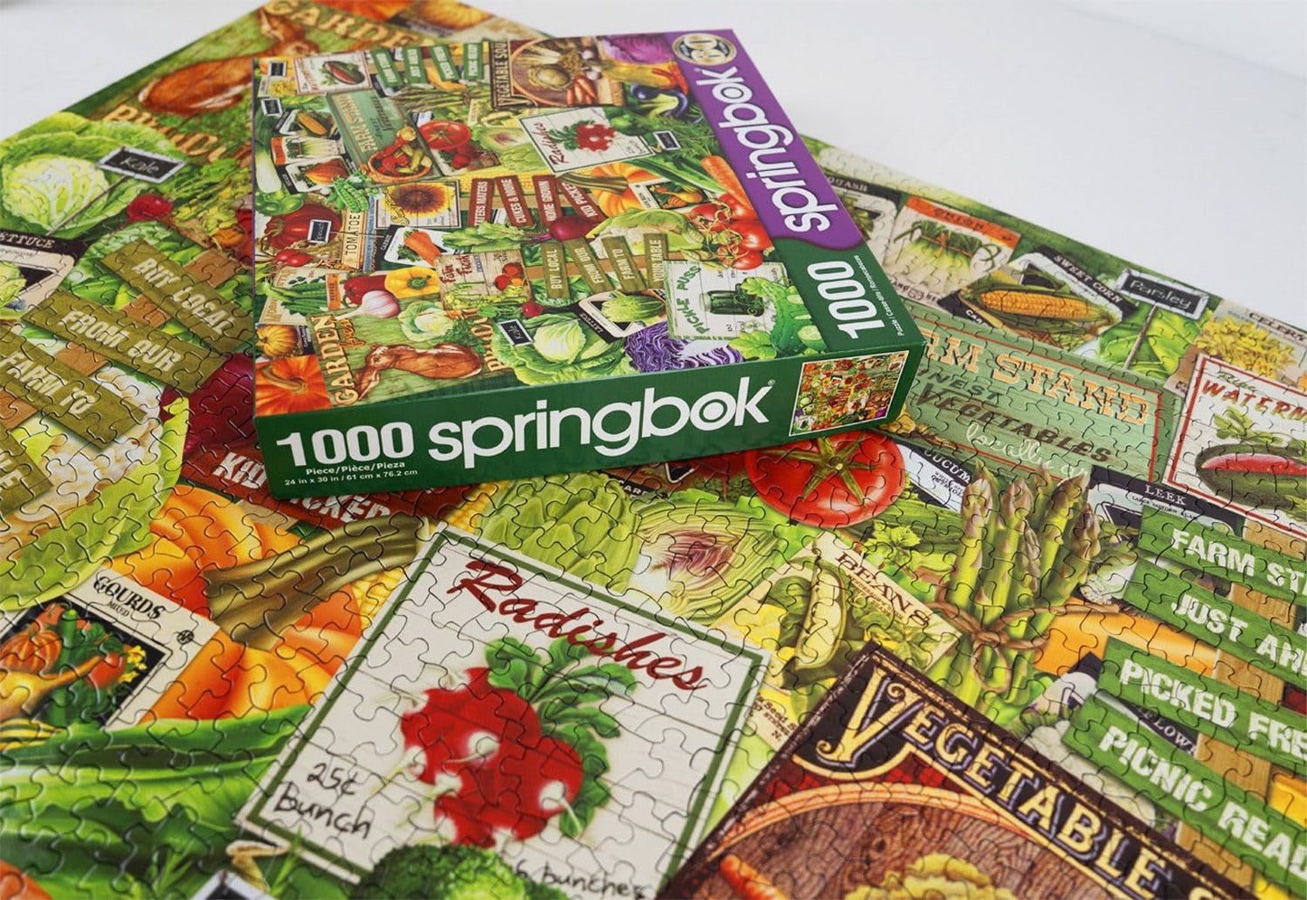 Springbok Eat Your Veggies 1000 Piece Jigsaw Puzzle for Adults