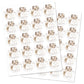 2-Inch Round Boho Bear Balloons Baby Shower Thank You Favor Stickers - Set of 40 (Gender Neutral)
