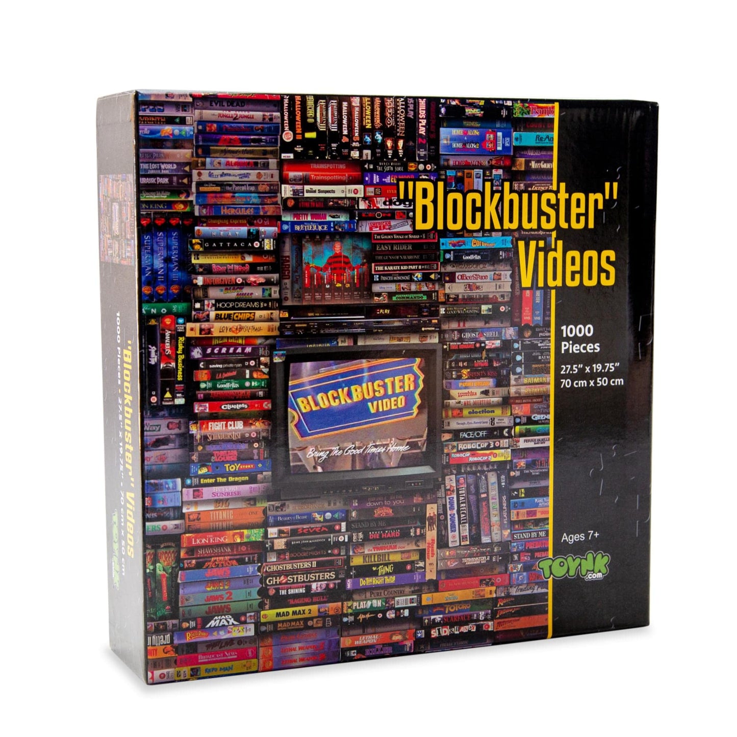 Blockbuster Era 1000-Piece Jigsaw Puzzle, Brain Teaser for Kids and Adults | 28 x 20 Inches