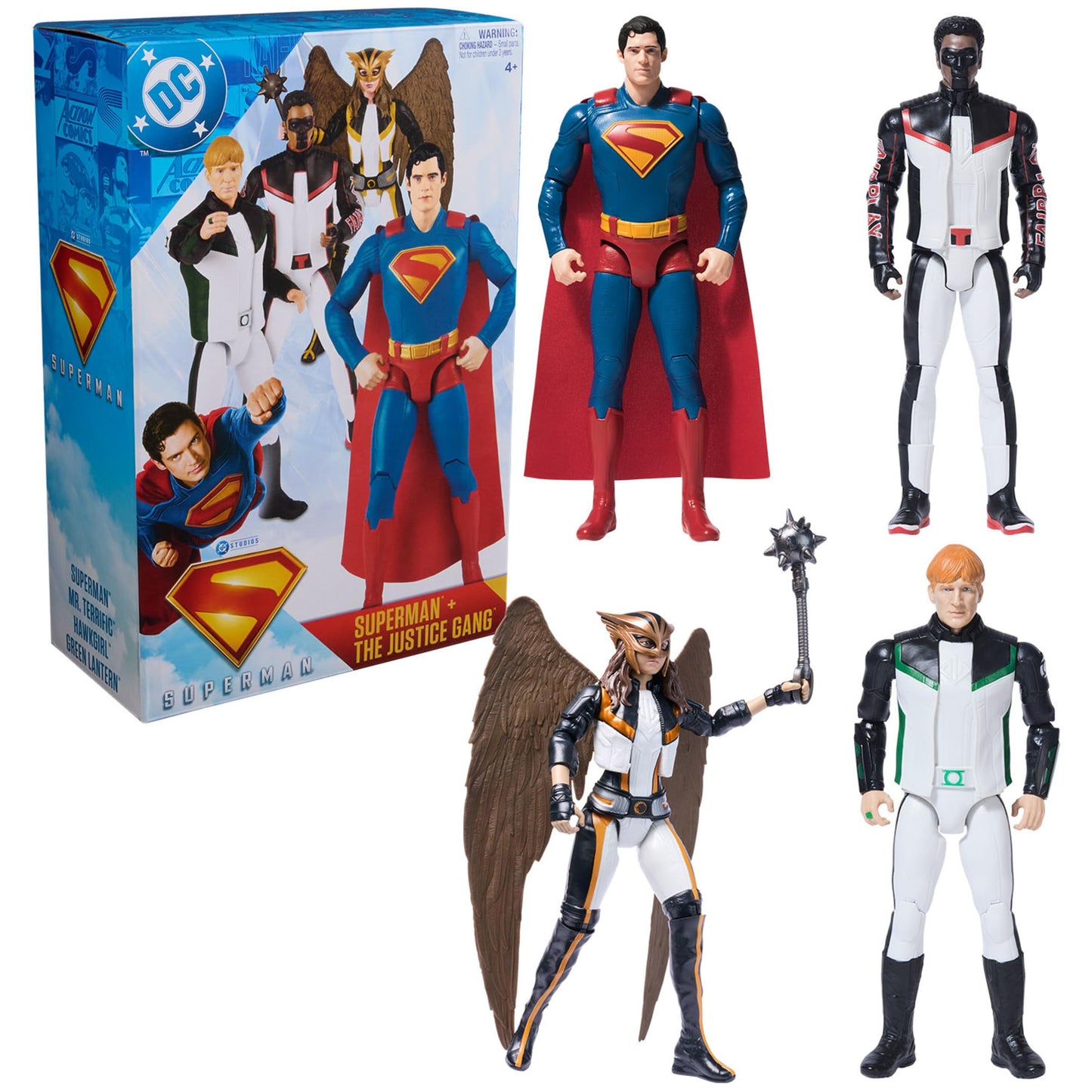 DC Comics Action Figure Set, 12-Inch 4-Pack