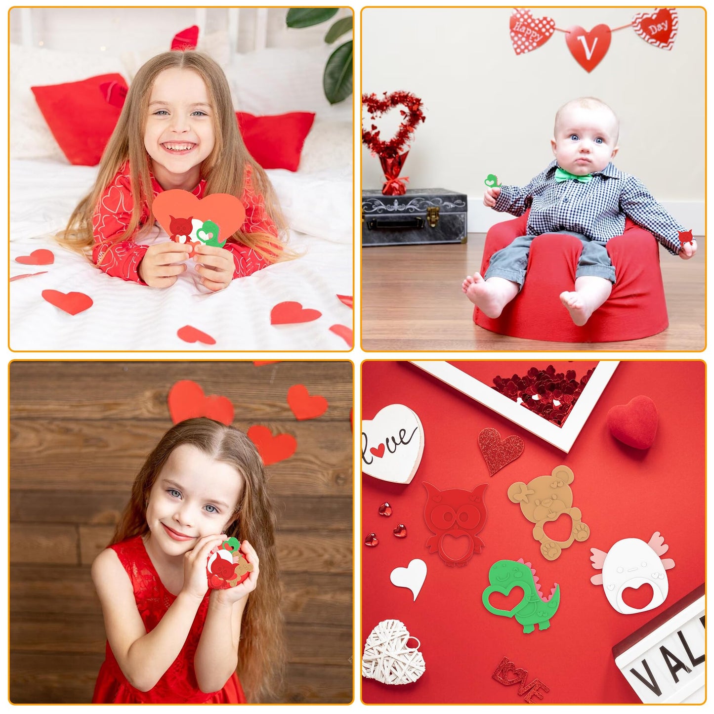 Seeiuua Valentines Teething Toys, Soft Silicone Baby Soothing Teether, Chew Toys, Baby Valentines Gifts, Birthday Gifts for Baby Teether Toy