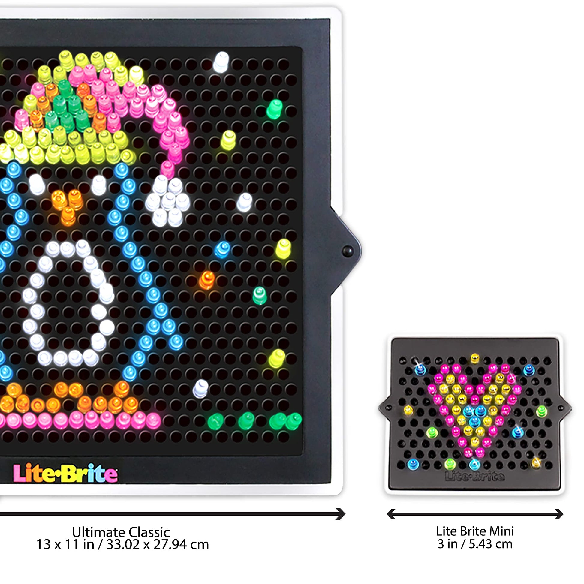 Basic Fun Collections Etc Mini Lite Brite Classic Novelty Electronic Toy