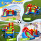 Inflatable Bounce House for Kids | 6 in 1 Play Mode Inflatable Jump House, Outdoor/Indoor Bouncy House with Blower, Jump Bounce House with Slide