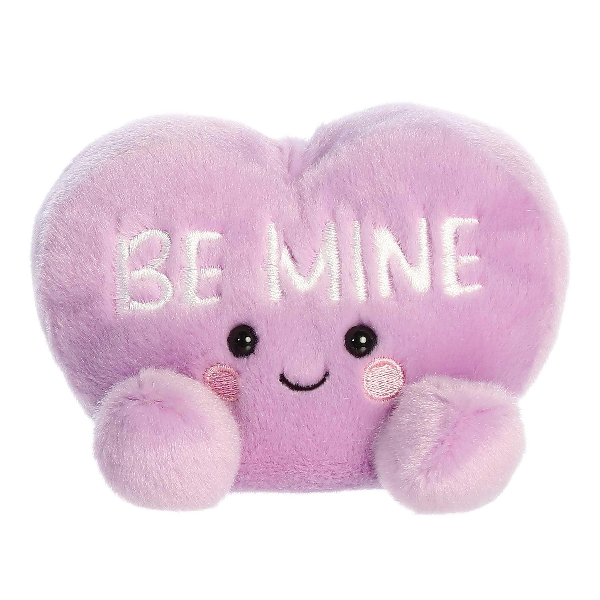 Aurora® Adorable Palm Pals™ Be Mine Candy Heart™ Stuffed Animal - Fun Collectible Plush for Kids and Adult Collectors - Perfect for Decorating Rooms