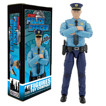 Figures Toy Company Ultimate 6.5 Inch Police Officer Figure with Deluxe Articulation