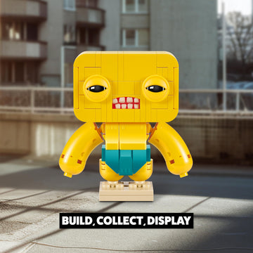 MAX Build More Premium Fuggler Collection 2 Pack (Oogah Boogah and Mr Buttons) by ZURU - Novelty Unboxing Toy & Building Brick Collectible Minis