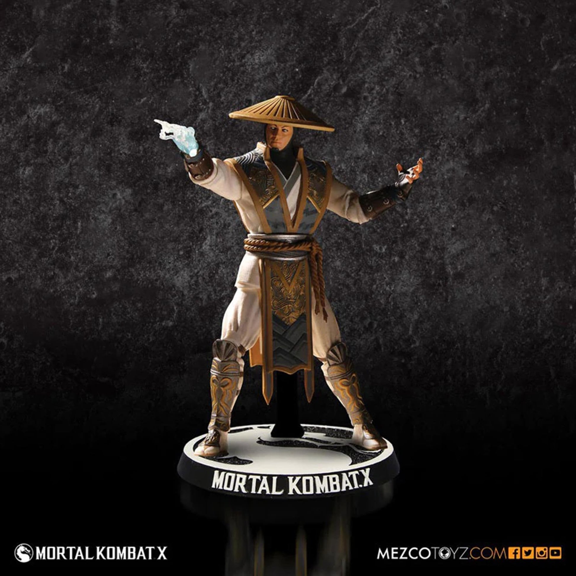Mezco Mortal Kombat X Raiden 4-Inch Action Figure