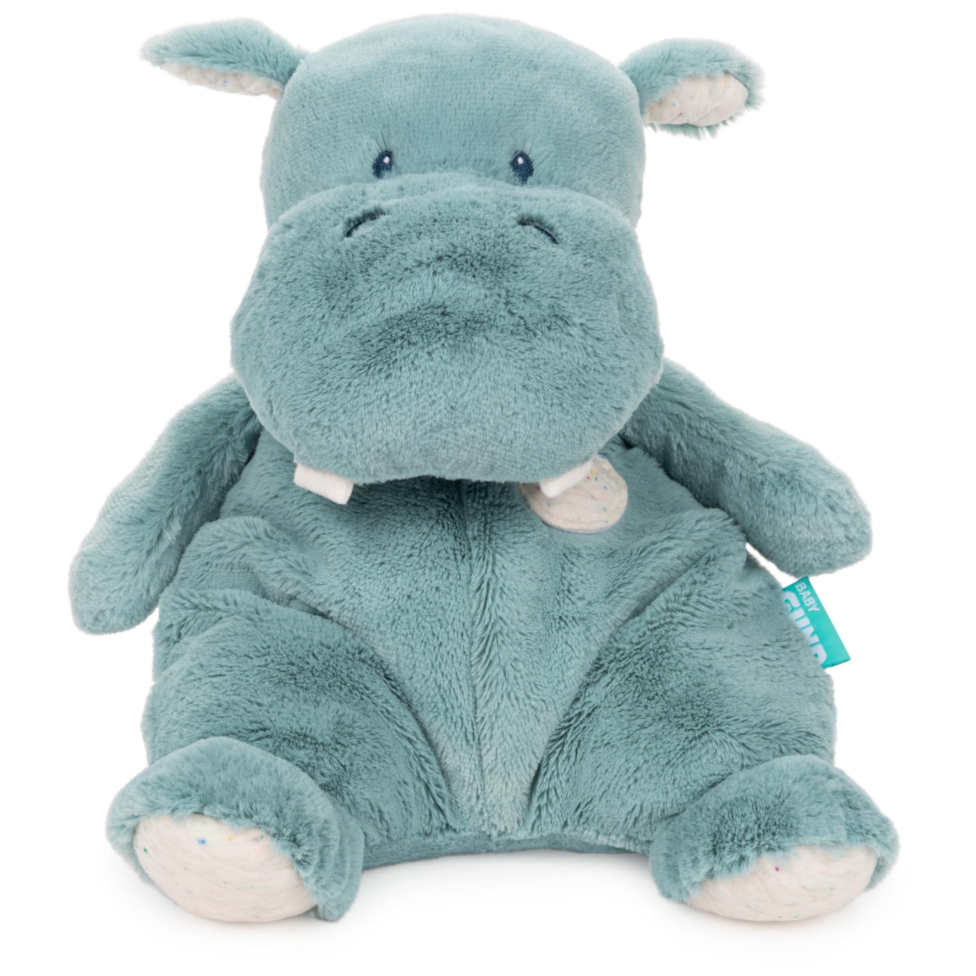 GUND Baby Oh So Snuggly Hippo 12.5-Inch Plush Toy, Ages 0+
