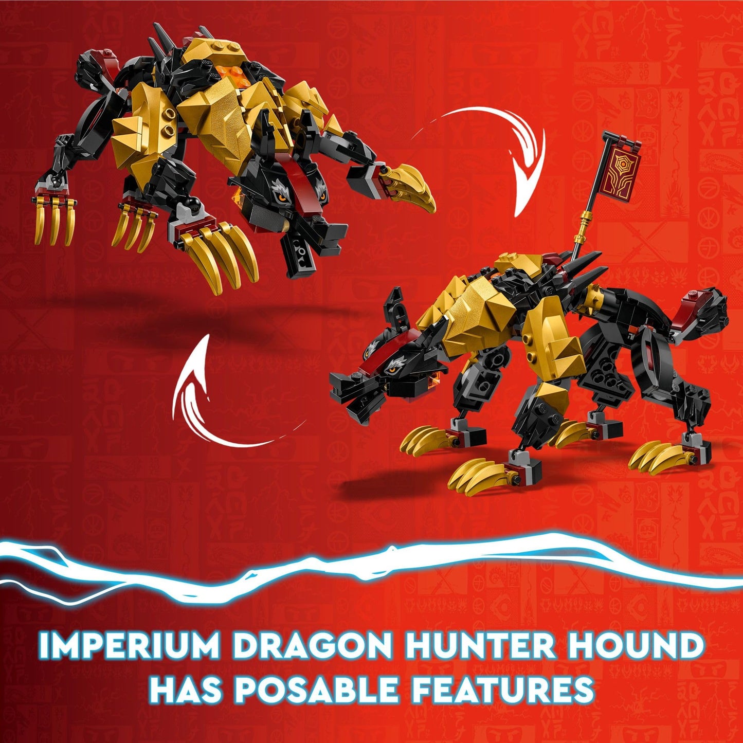 LEGO NINJAGO Imperium Dragon Hunter Hound 71790 Building Set Featuring Monster and Dragon Toys and 3 Minifigures, Great Ninja Toys for Kids Ages 6+