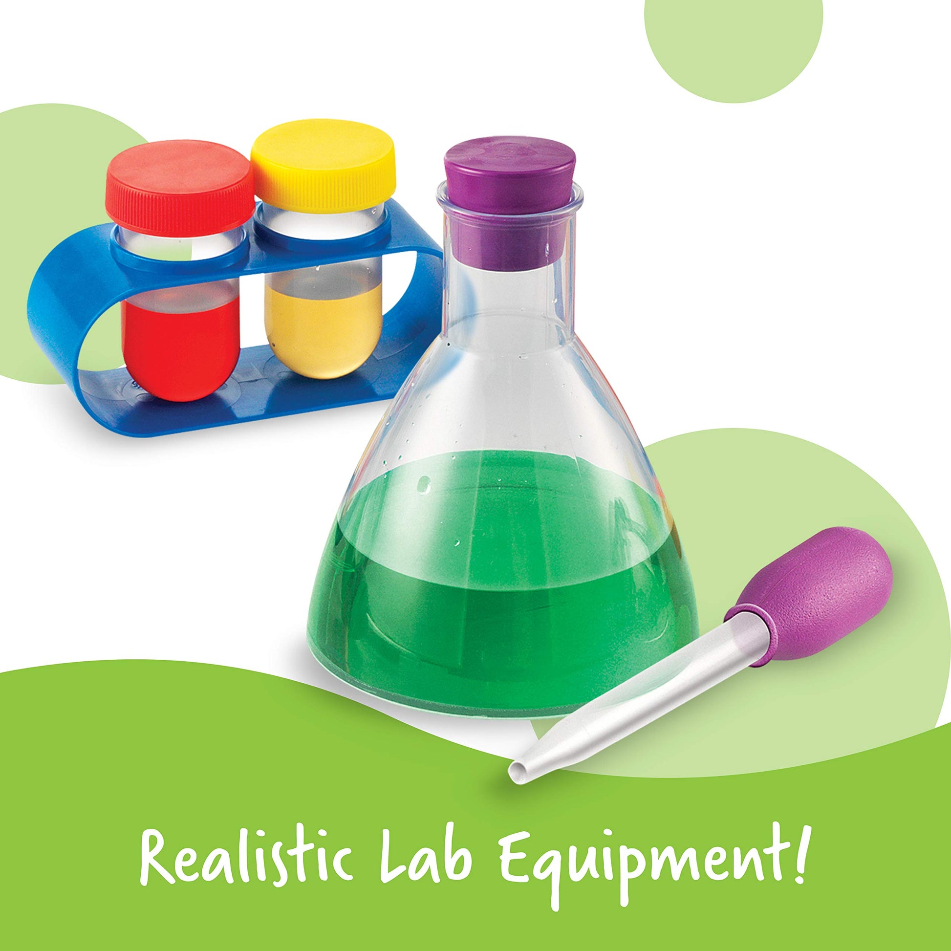 Learning Resources Primary Science Lab Activity Set - Experiments for Kids, Chemistry Toy, Pretend Play, STEM Projects, Classroom Must Haves, Teacher
