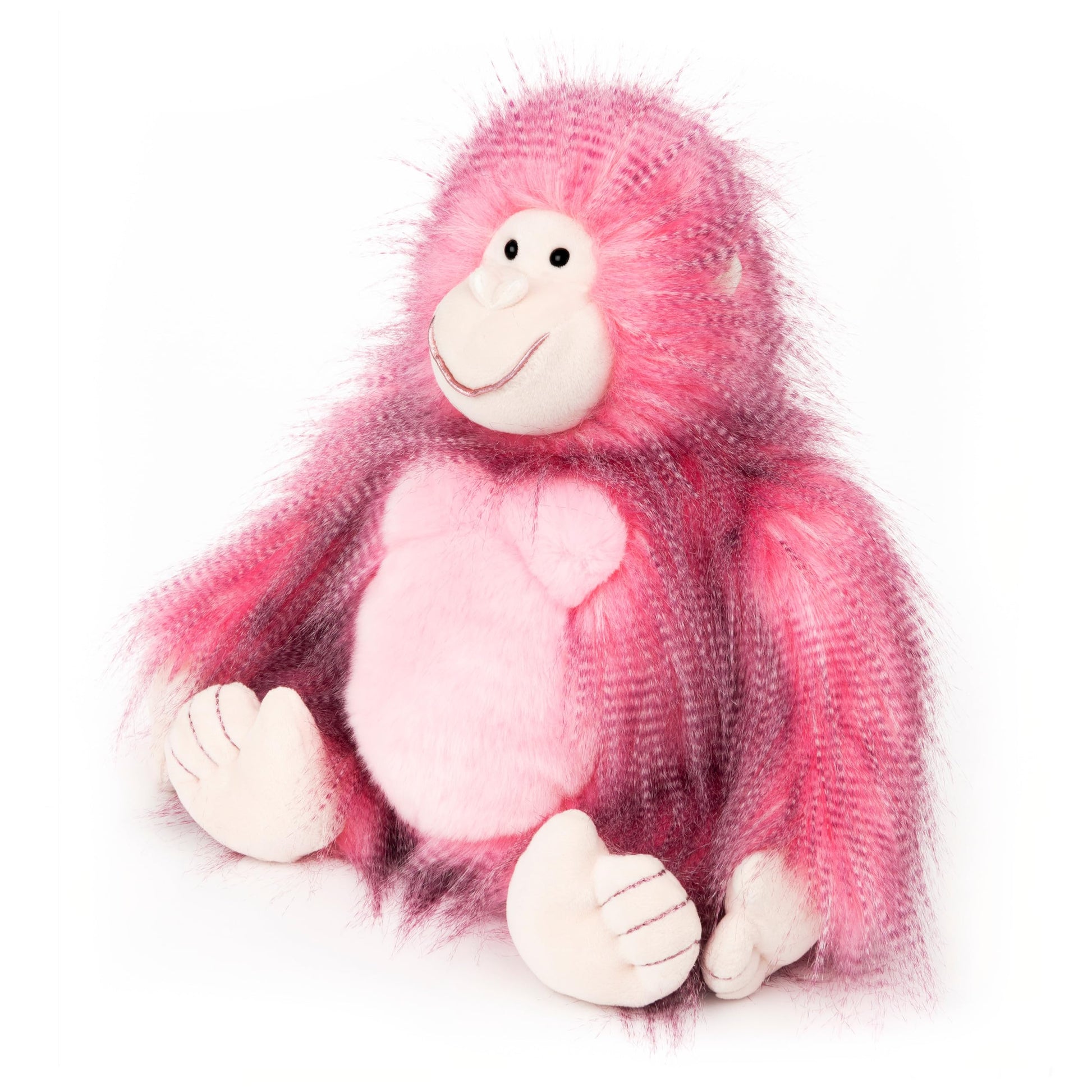 GUND Fab Pals Collection, Ramona Gorilla, Plush Monkey Stuffed Animal for Ages 1 and Up, Pink, 11.5”