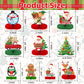 10 Pcs Christmas Honeycomb Centerpieces - Xmas Holiday Honeycomb Table Toppers for Dining Table, Classroom, Office, and Home Décor