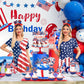 4th of July Cupcake Toppers Independence Day Theme Party Decorations