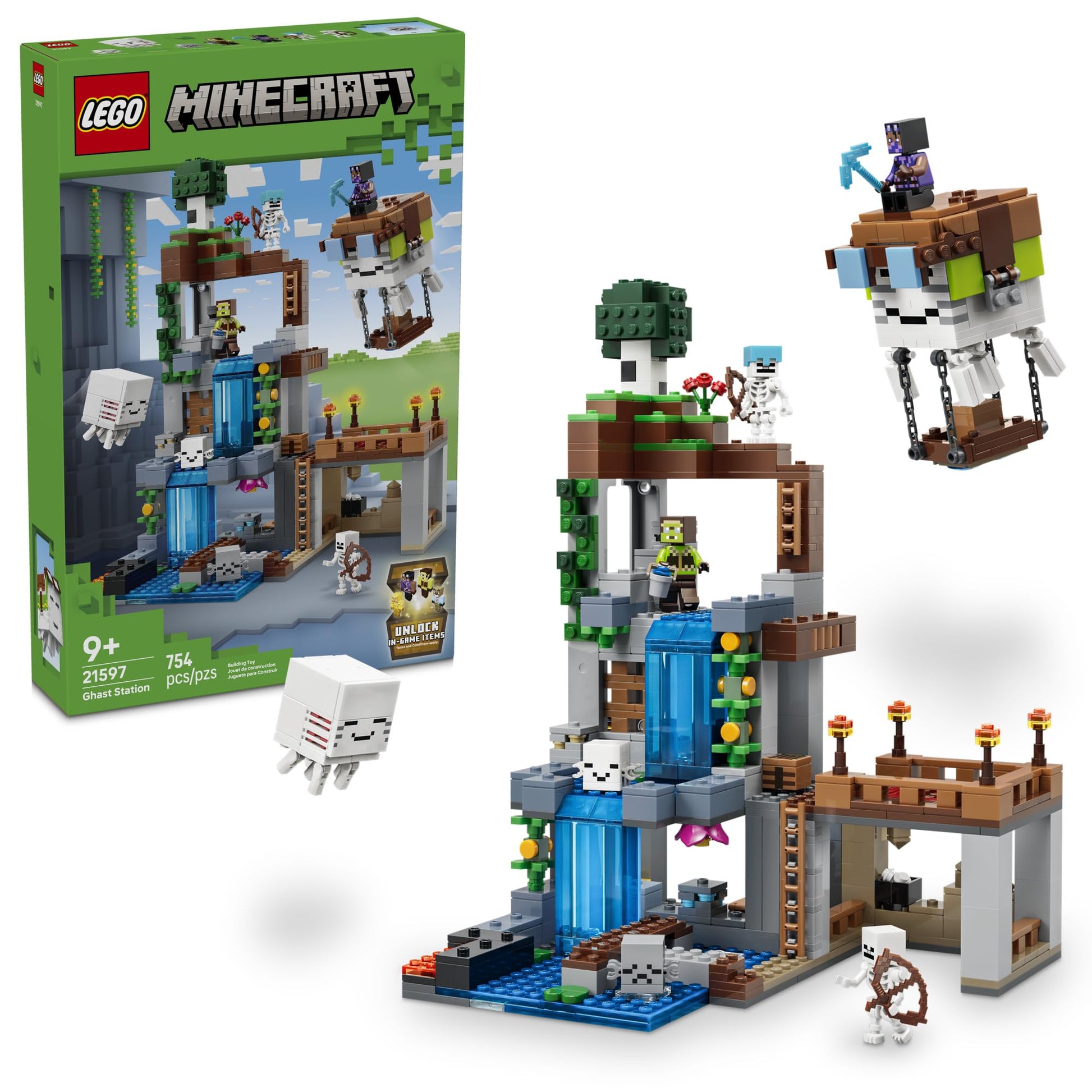 LEGO Minecraft Ghast Station 21597