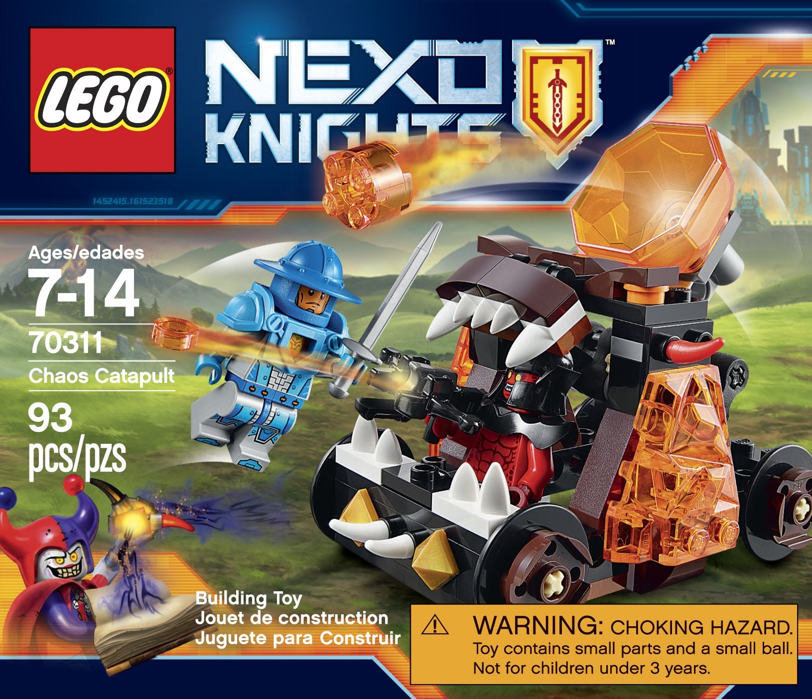 LEGO Nexo Knights Chaos Catapult Kit (93 Piece)