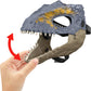 Mattel Jurassic World Rebirth Giganotosaurus Movie-inspired Dinosaur Mask, Openable Jaw for Chomp Action, Realistic Plastic Role Play Headgear