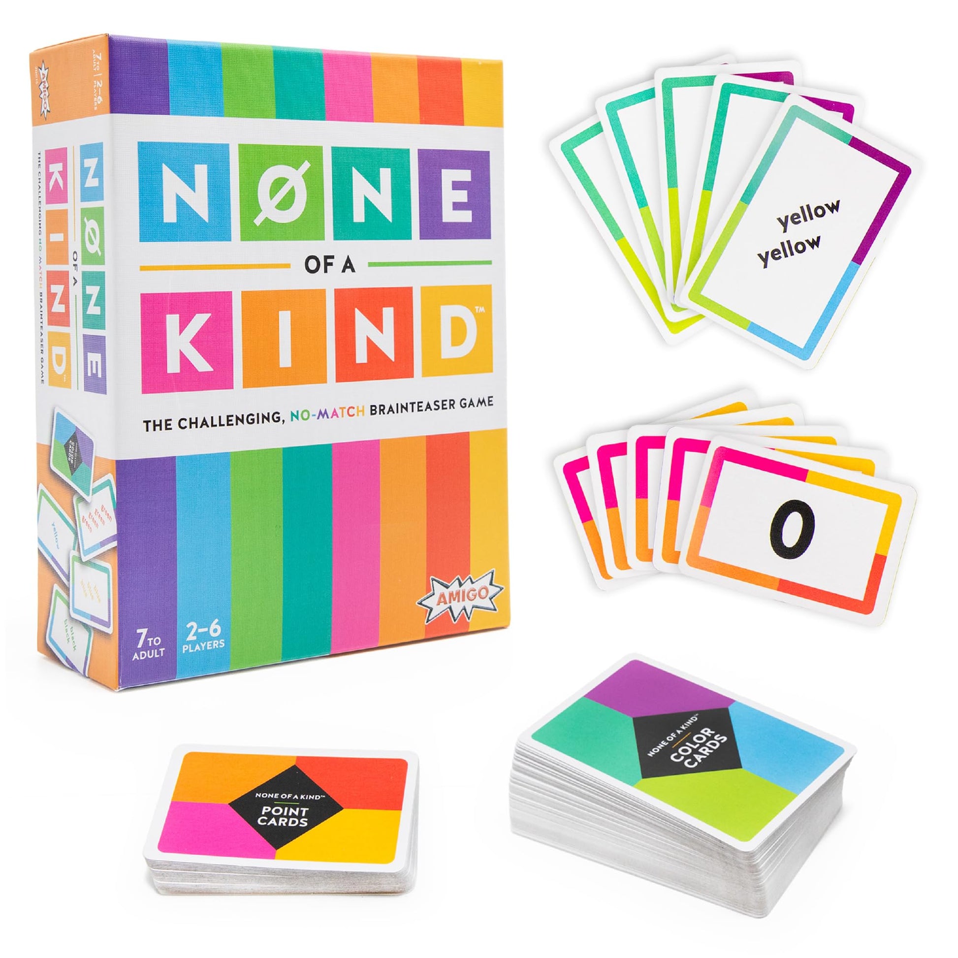 Amigo Games None of a Kind Brainteaser Card Game - A New Kind of Matching Game That is Fun for The Whole Family - for Kids & Adults Ages 7 & Older