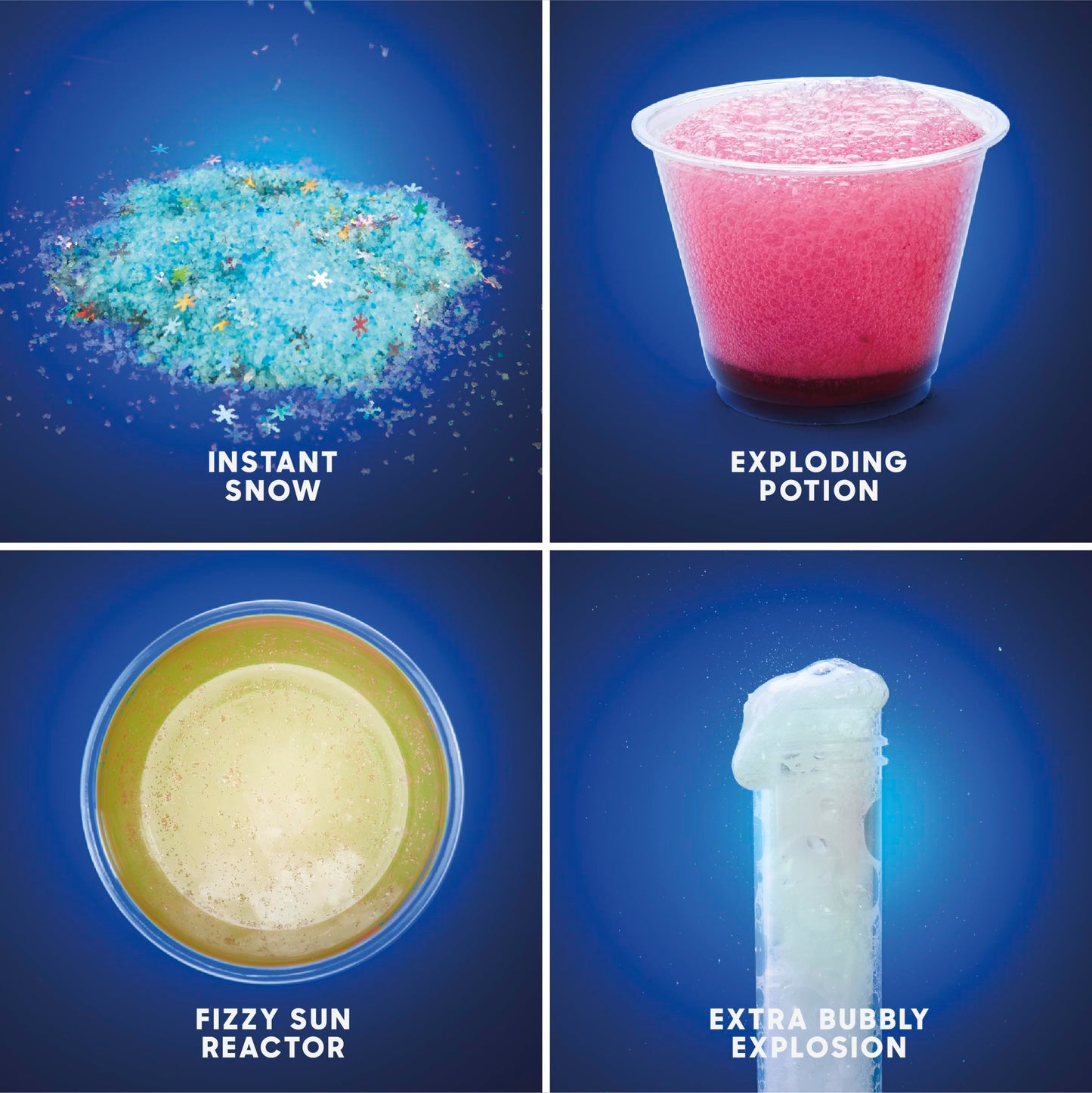 Discovery Mini Science Kit 8-Pack, 32 STEM Science Experiments for Kids, Chemistry, Crystal Growing, Slime, Magic, Space, Creepy, Frozen Activity