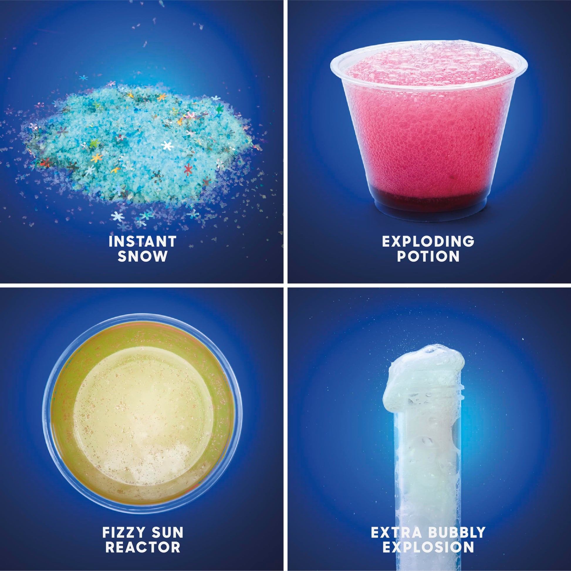 Discovery Mini Science Kit 8-Pack, 32 STEM Science Experiments for Kids, Chemistry, Crystal Growing, Slime, Magic, Space, Creepy, Frozen Activity