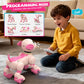 PRANITE Robot Dog Toy for Kids, RC Smart Programmable Robotic Puppy Interactive Touch Music Remote Control Follow Mode Fun STEM Educational Learning