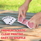 GSE Games & Sports Expert 2-Deck 100% Plastic Waterproof Playing Cards, Standard Regular Index, Poker Size, Perfect for Outdoor Camping, Beach & Pool