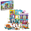 LEGO Friends Main Street Building, Heartlake City Café & Hair Salon 41704, Mini Dolls House with Toy Shops, Modular Building Set, Pretend Play Hair