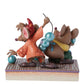 Enesco Disney Traditions Collection by Jim Shore Cinderella Jaq and Gus with Beads Figurine- Stone Resin Hand Painted Crafted Collectible Disney