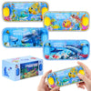SevenQ Handheld Ocean Theme Water Toss Ring Game - 4 Pack Aqua Toys for Kids Stocking Stuffers