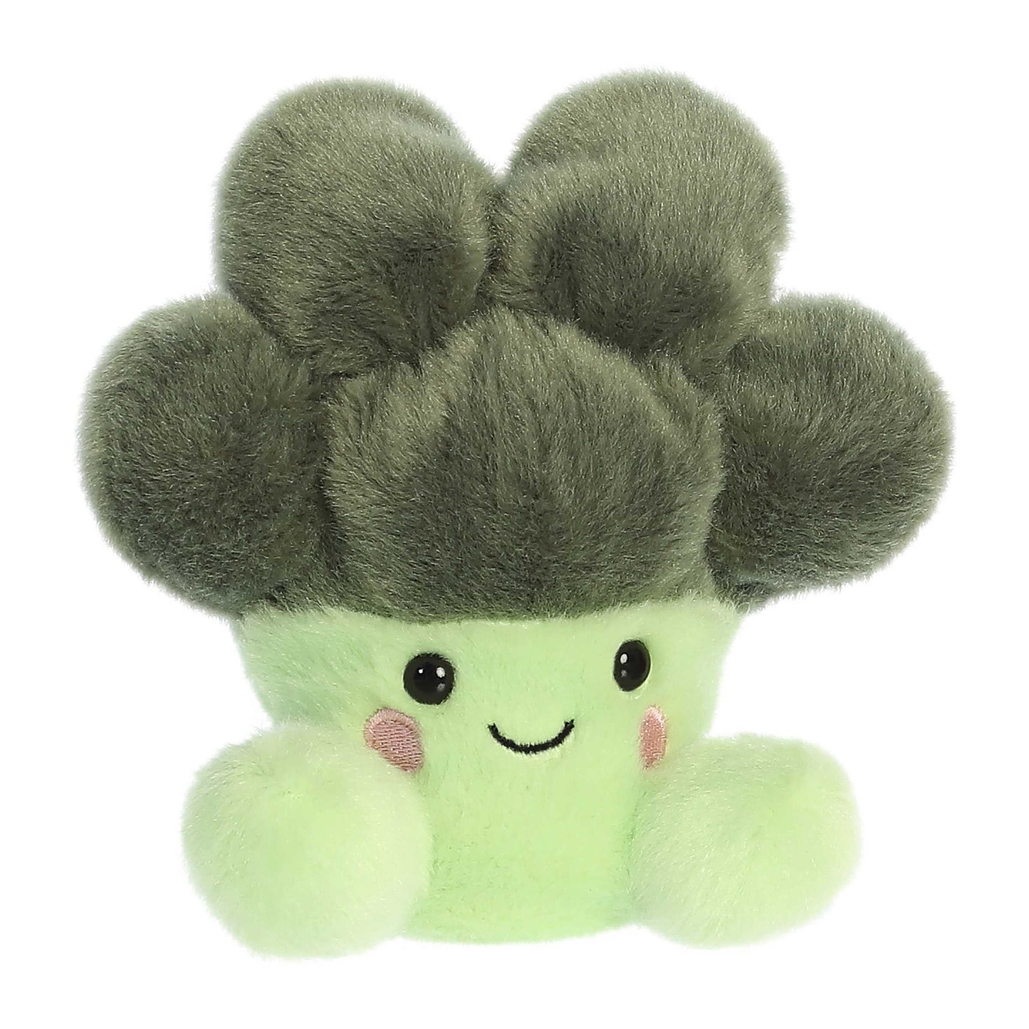 Aurora® Adorable Palm Pals™ Luigi Broccoli™ Stuffed Animal - Fun Collectible Plush for Kids and Adult Collectors - Perfect for Decorating Rooms