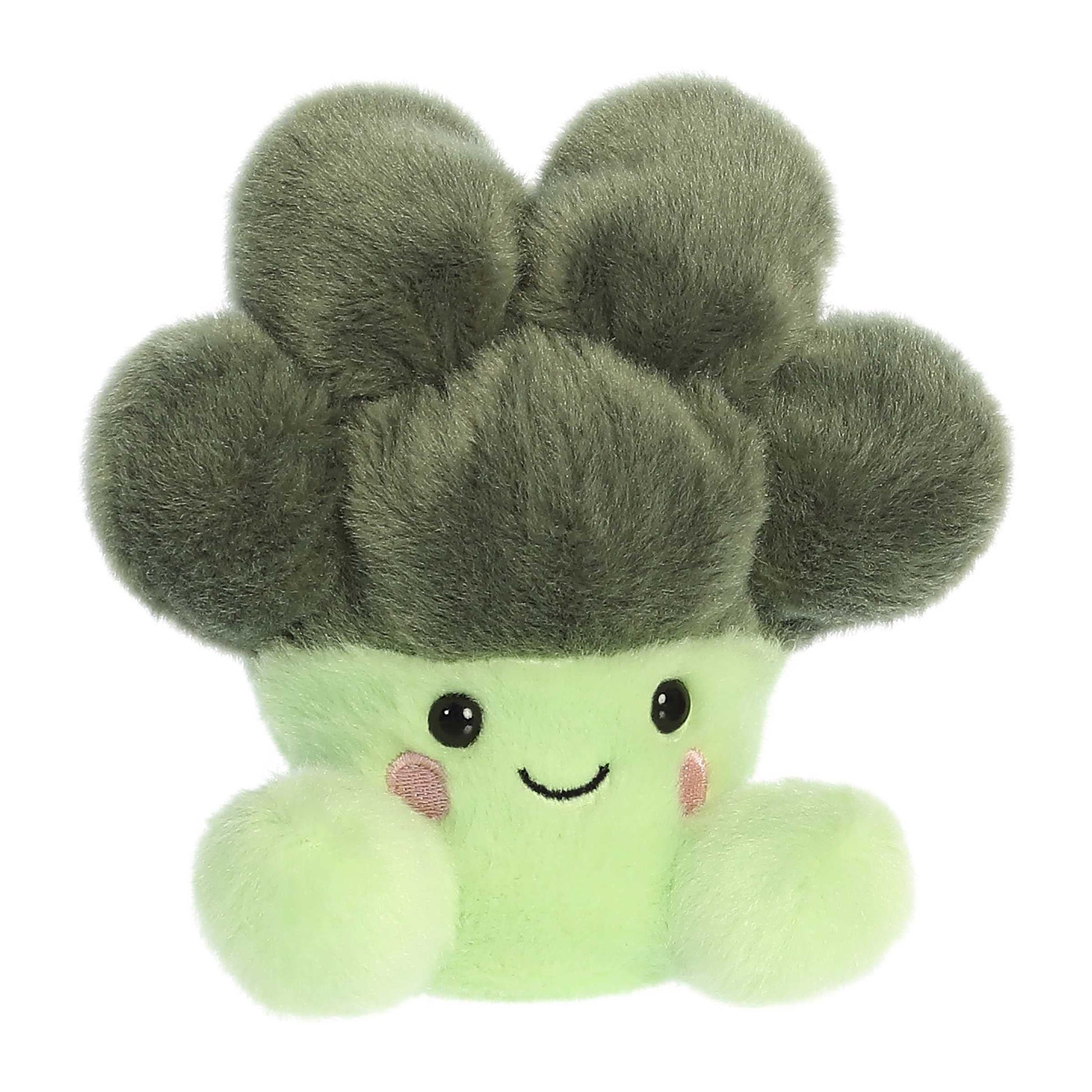 Aurora® Adorable Palm Pals™ Luigi Broccoli™ Stuffed Animal - Fun Collectible Plush for Kids and Adult Collectors - Perfect for Decorating Rooms