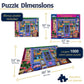 White Mountain 1000 Piece Jigsaw Puzzle Scenic Spring, The Little Book Shop