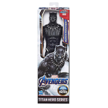 Marvel Avengers Titan Hero Series Black Panther Action Figure, 12-Inch Toy, Inspired By Marvel Universe, for Kids Ages 4 and Up