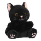 Aurora® Adorable Palm Pals™ Twilight Black Cat™ Stuffed Animal - Fun Collectible Plush for Kids and Adult Collectors - Perfect for Decorating Rooms