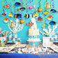 Tropical Fish Hanging Swirls Banner Decor 30 Pack Foil Ceiling Hanging Swirls Streams Banner Decorations Garland for Under the Sea Ocean Celebrating