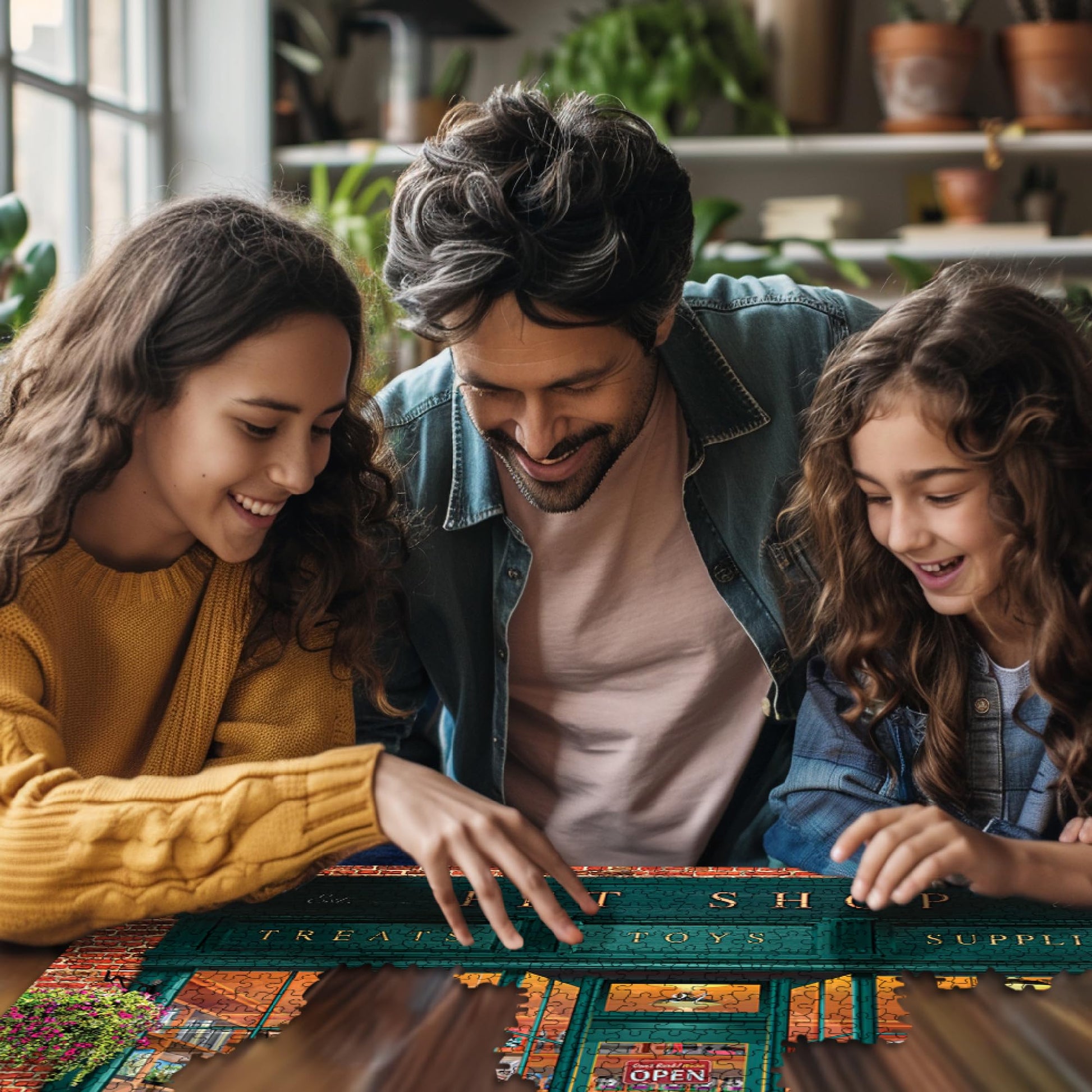 White Mountain 500 Piece Jigsaw Puzzle Nostalgic Dog, Local Pet Store