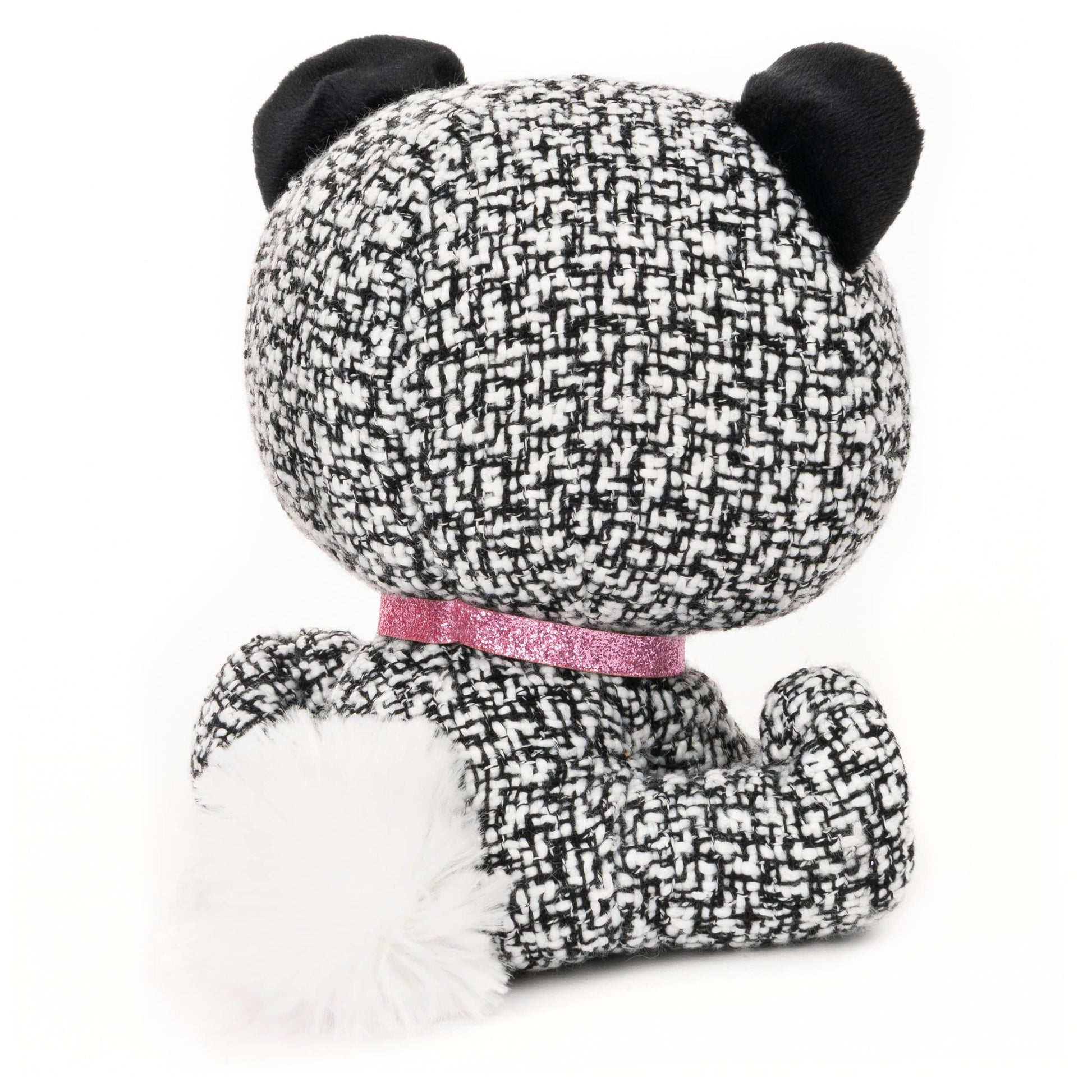 GUND P.Lushes Designer Fashion Pets Khloe O’Bearci Teddy Bear Premium Stuffed Animal, Black and White, 6”