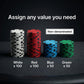 LOYCHIP 300 Piece Blank Poker Chip Set 11.5g Iron Core Texas Holdem Case