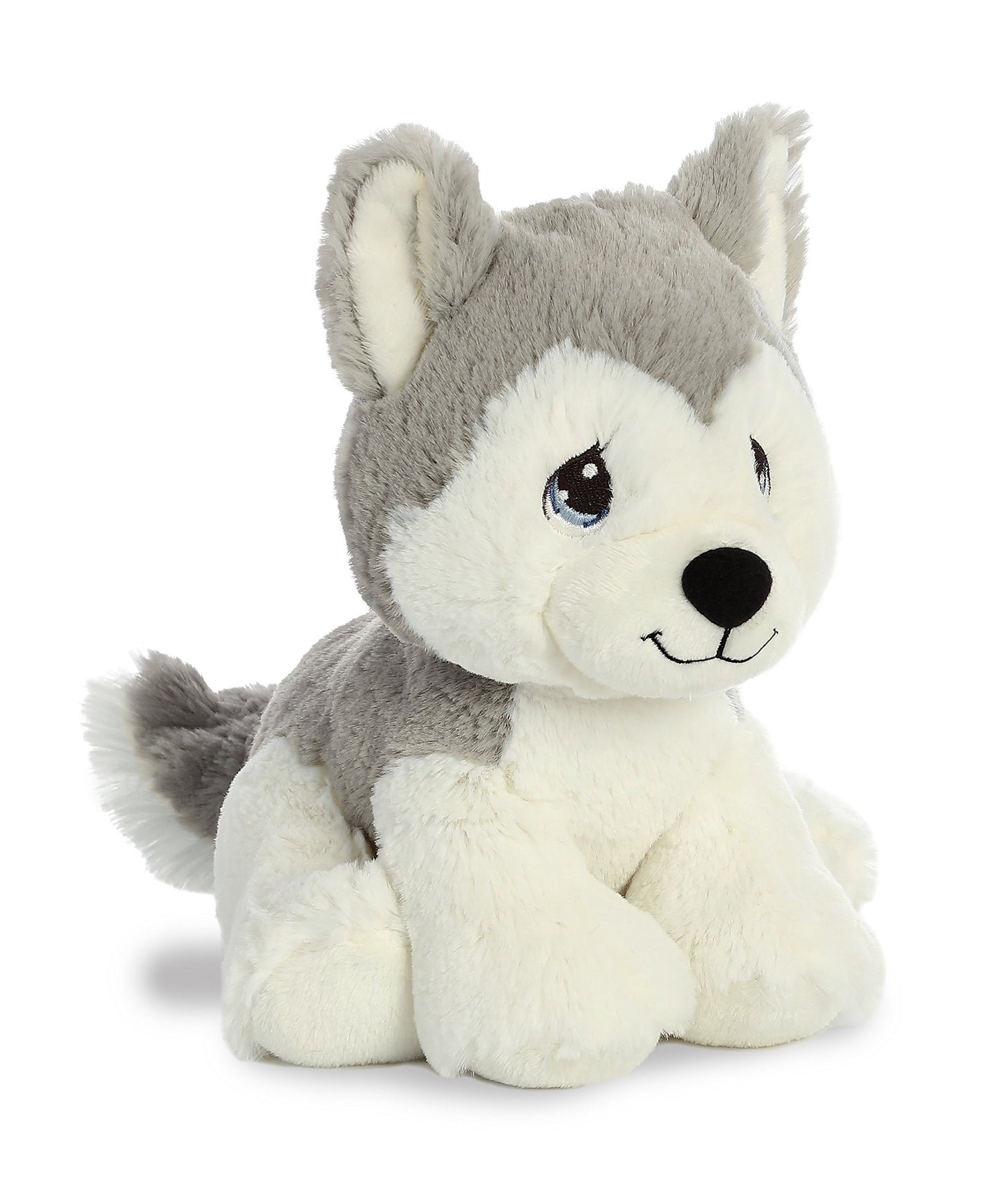 Aurora® Adorable Precious Moments™ Malakai Wolf Stuffed Animal - Heartwarming Toy for Comforting Children - for Sentimental Gifts, Birthdays,