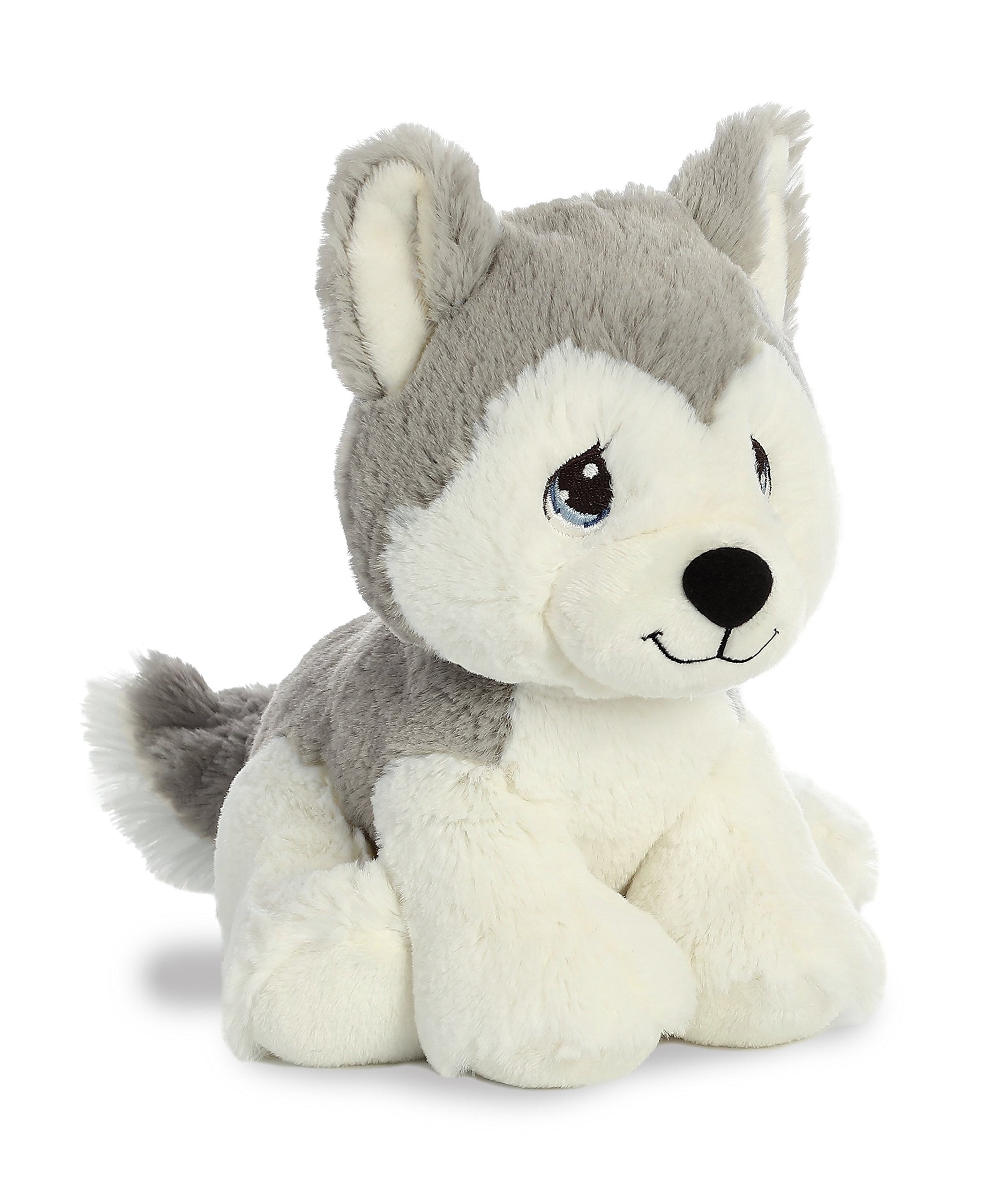 Aurora® Adorable Precious Moments™ Malakai Wolf Stuffed Animal - Heartwarming Toy for Comforting Children - for Sentimental Gifts, Birthdays,