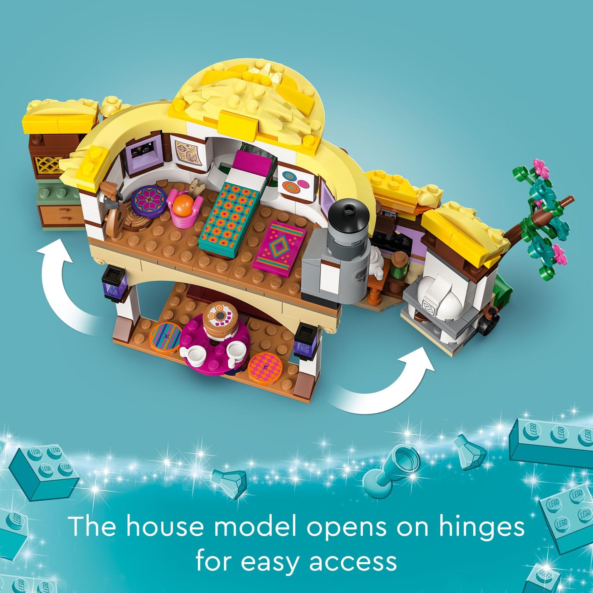 LEGO Disney Wish: Asha’s Cottage 43231 Building Toy Set, A Cottage for Role-Playing Life in The Hamlet, Collectible Gift This Holiday for Fans